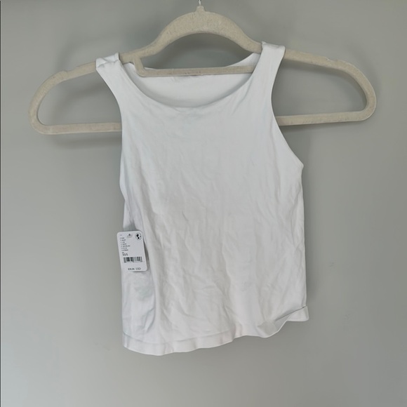 White Women's Tank Top New with Tags size xs/s - Picture 1 of 4